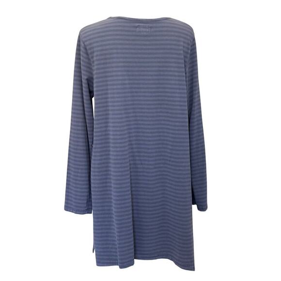 Iridium gray striped top, oversized, lagenlook, layering, artsy, minimalist - Picture 3 of 7